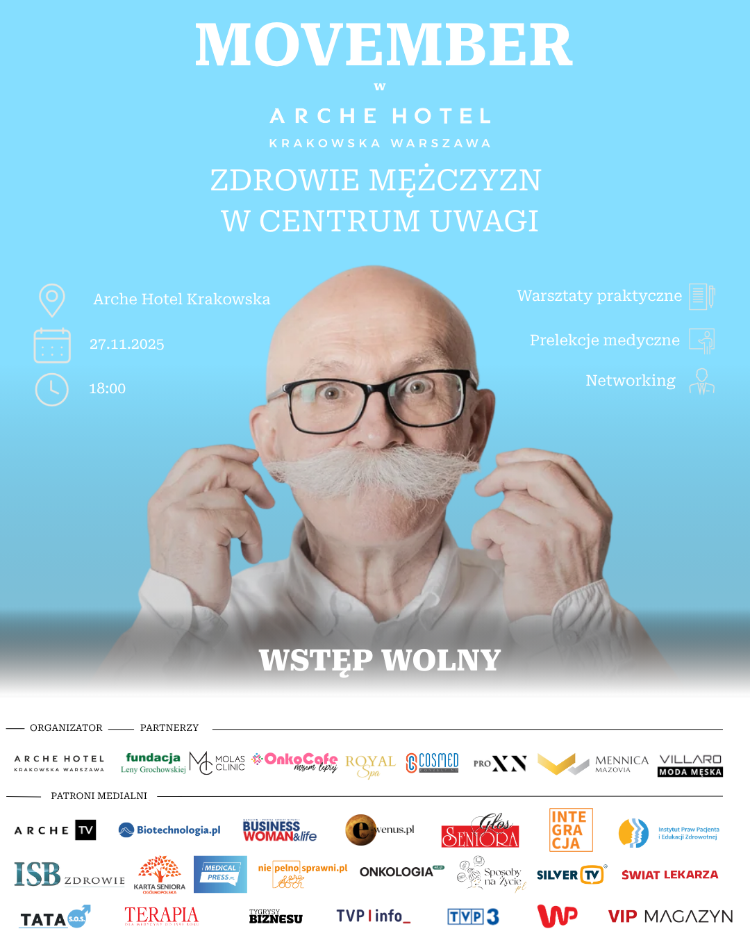 Movember w Arche – Rak prostaty to nie wyrok. Profilaktyka i edukacja w centrum uwagi